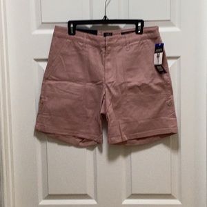 Jones New York Ladies' Utility Patch Pocket Chino Shorts, Navy 10 - NWT